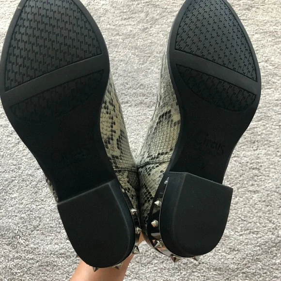 Sam Edelman Circus python print booties sz 7.5 - Picture 6 of 7